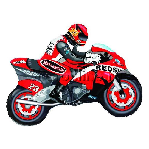 Шар мотоцикл, Красный